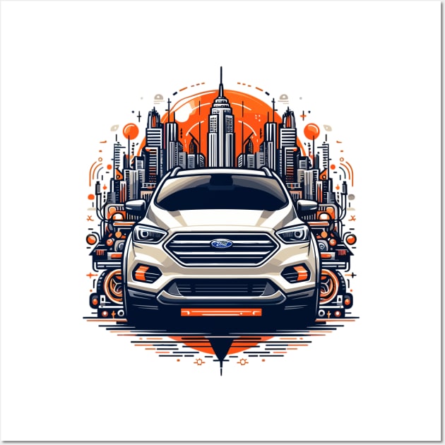 Ford Kuga Wall Art by Vehicles-Art